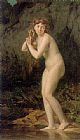 Jules Joseph Lefebvre A Bathing Nude painting